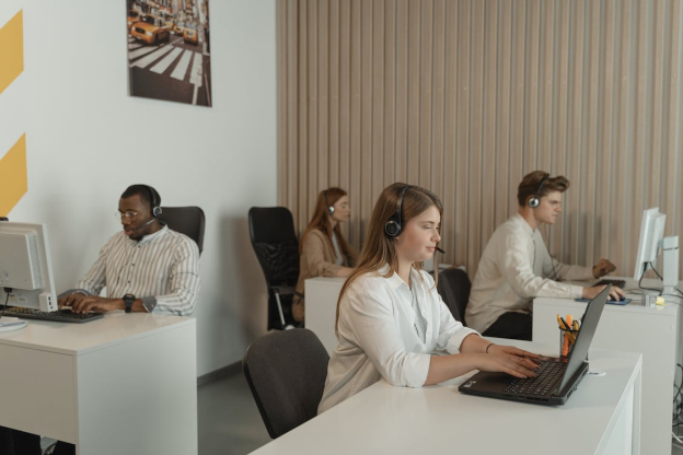 a conventional call center